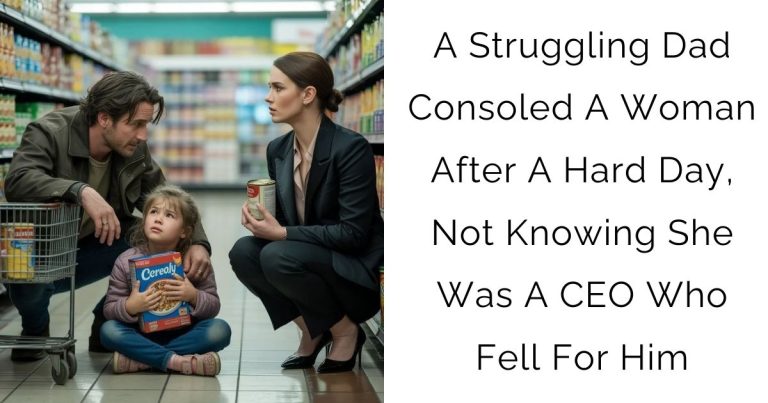 A Struggling Dad Consoled A Woman After A Hard Day, Not Knowing She Was A CEO Who Fell For Him