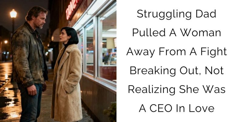 Struggling Dad Pulled A Woman Away From A Fight Breaking Out, Not Realizing She Was A CEO In Love