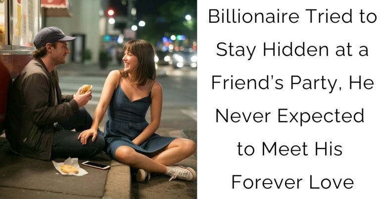 Billionaire Tried to Stay Hidden at a Friend’s Party, He Never Expected to Meet His Forever Love