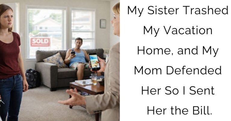 My Sister Trashed My Vacation Home, and My Mom Defended Her — So I Sent Her the Bill.