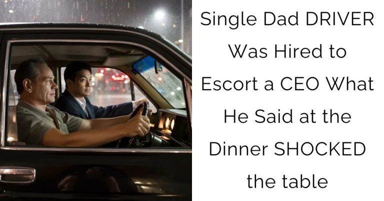 Single Dad DRIVER Was Hired to Escort a CEO — What He Said at the Dinner SHOCKED the table