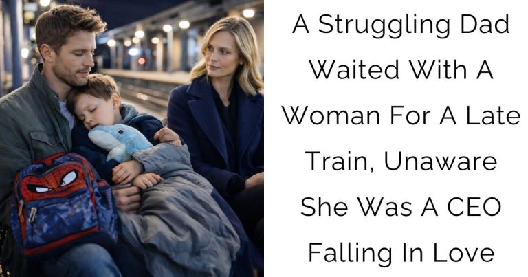 A Struggling Dad Waited With A Woman For A Late Train, Unaware She Was A CEO Falling In Love