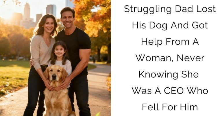 Struggling Dad Lost His Dog And Got Help From A Woman, Never Knowing She Was A CEO Who Fell For Him