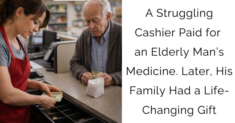 A Struggling Cashier Paid for an Elderly Man’s Medicine. Later, His Family Had a Life-Changing Gift