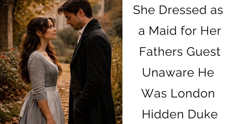 She Dressed as a Maid for Her Fathers Guest Unaware He Was London Hidden Duke