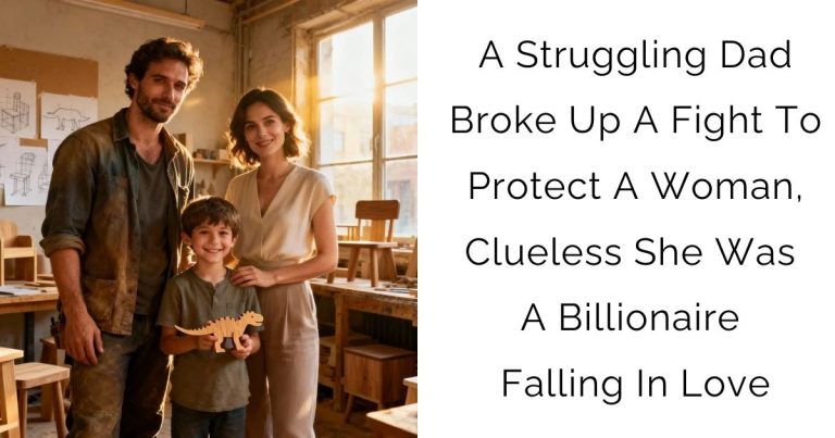 A Struggling Dad Broke Up A Fight To Protect A Woman, Clueless She Was A Billionaire Falling In Love