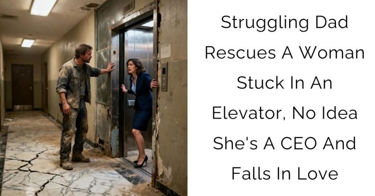 Struggling Dad Rescues A Woman Stuck In An Elevator, No Idea She’s A CEO And Falls In Love
