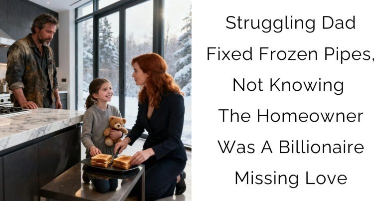 Struggling Dad Fixed Frozen Pipes, Not Knowing The Homeowner Was A Billionaire Missing Love