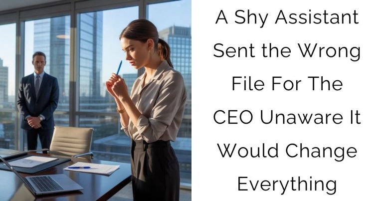 A Shy Assistant Sent the Wrong File For The CEO — Unaware It Would Change Everything
