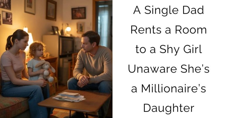 A Single Dad Rents a Room to a Shy Girl – Unaware She’s a Millionaire’s Daughter