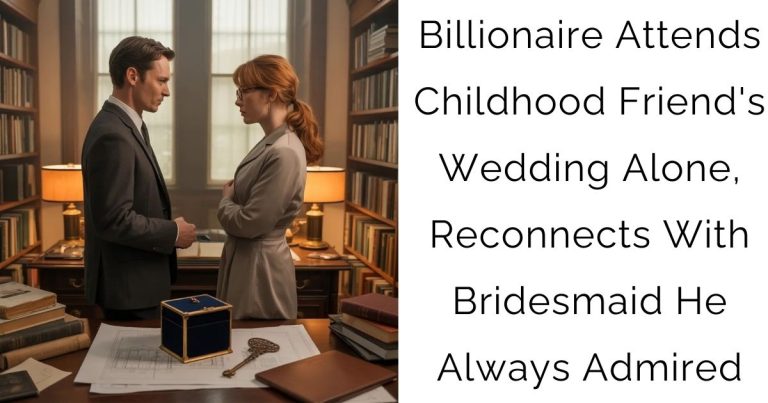 Billionaire Attends Childhood Friend’s Wedding Alone, Reconnects With Bridesmaid He Always Admired