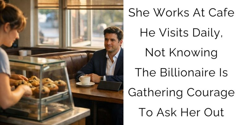 She Works At Cafe He Visits Daily, Not Knowing The Billionaire Is Gathering Courage To Ask Her Out