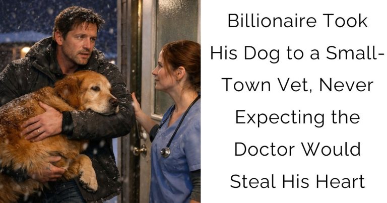 Billionaire Took His Dog to a Small-Town Vet, Never Expecting the Doctor Would Steal His Heart