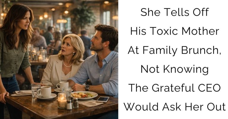 She Tells Off His Toxic Mother At Family Brunch, Not Knowing The Grateful CEO Would Ask Her Out