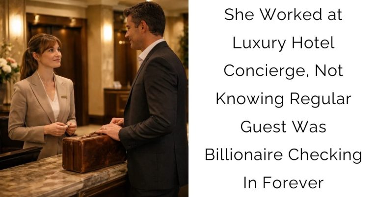She Worked at Luxury Hotel Concierge, Not Knowing Regular Guest Was Billionaire Checking In Forever