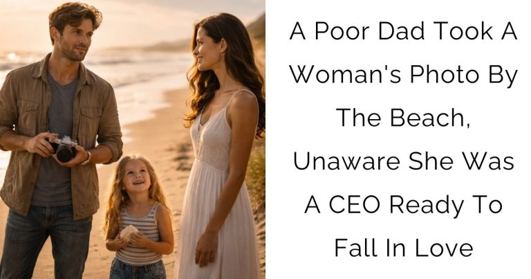 A Poor Dad Took A Woman’s Photo By The Beach, Unaware She Was A CEO Ready To Fall In Love