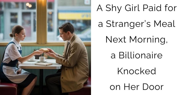 A Shy Girl Paid for a Stranger’s Meal—Next Morning, a Billionaire Knocked on Her Door