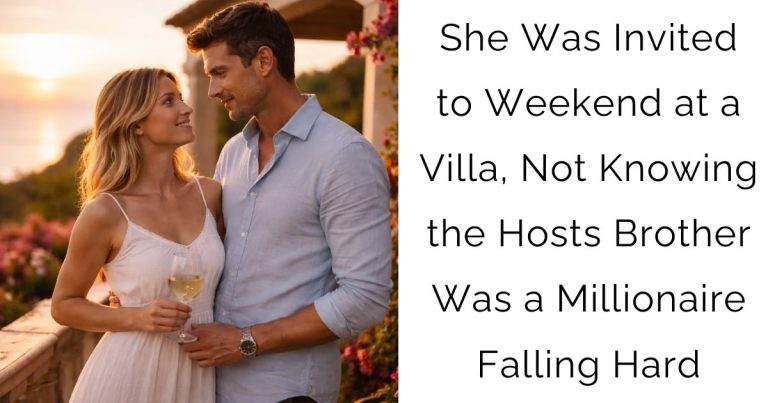 She Was Invited to Weekend at a Villa, Not Knowing the Hosts Brother Was a Millionaire Falling Hard