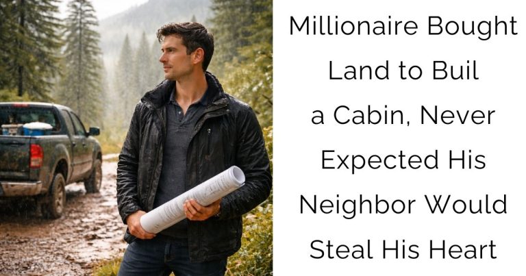 Millionaire Bought Land to Build a Cabin, Never Expected His Neighbor Would Steal His Heart