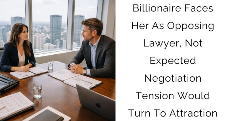 Billionaire Faces Her As Opposing Lawyer, Not Expected Negotiation Tension Would Turn To Attraction