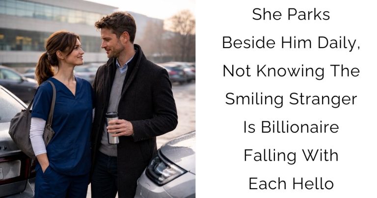 She Parks Beside Him Daily, Not Knowing The Smiling Stranger Is Billionaire Falling With Each Hello