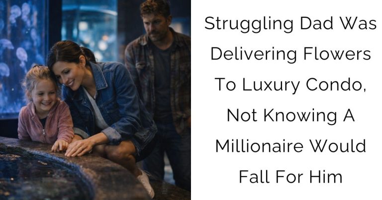 Struggling Dad Was Delivering Flowers To Luxury Condo, Not Knowing A Millionaire Would Fall For Him