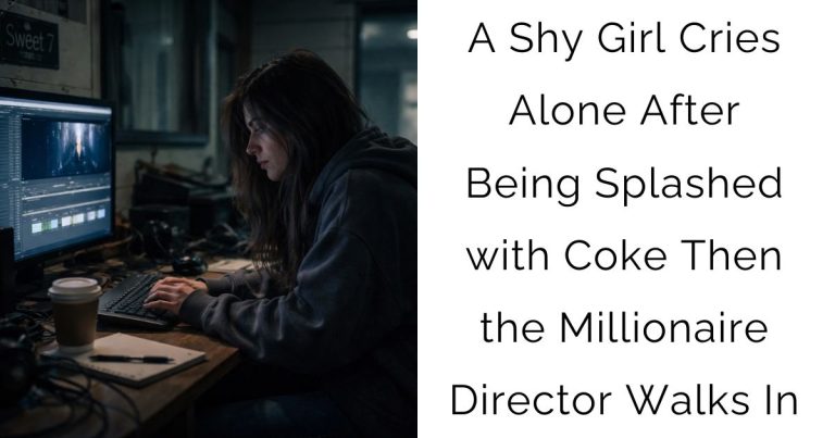 A Shy Girl Cries Alone After Being Splashed with Coke—Then the Millionaire Director Walks In