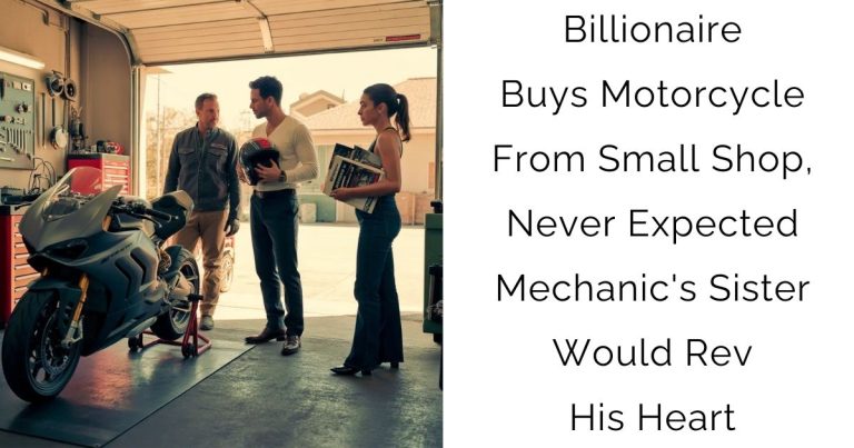Billionaire Buys Motorcycle From Small Shop, Never Expected Mechanic’s Sister Would Rev His Heart