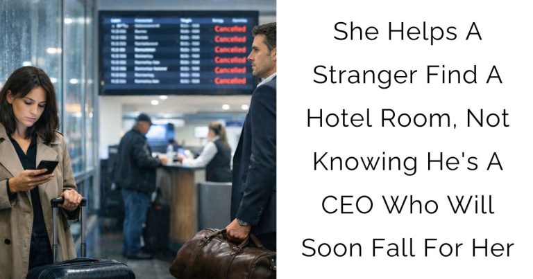 She Helps A Stranger Find A Hotel Room, Not Knowing He’s A CEO Who Will Soon Fall For Her