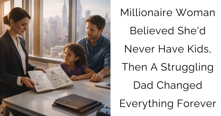 Millionaire Woman Believed She’d Never Have Kids, Then A Struggling Dad Changed Everything Forever