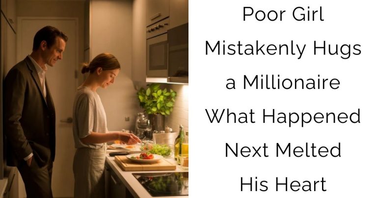 Poor Girl Mistakenly Hugs a Millionaire—What Happened Next Melted His Heart