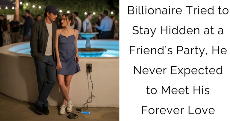 Billionaire Tried to Stay Hidden at a Friend’s Party, He Never Expected to Meet His Forever Love