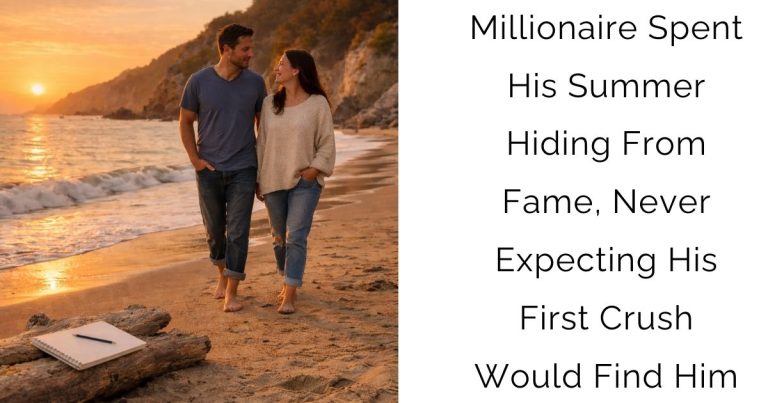 Millionaire Spent His Summer Hiding From Fame, Never Expecting His First Crush Would Find Him