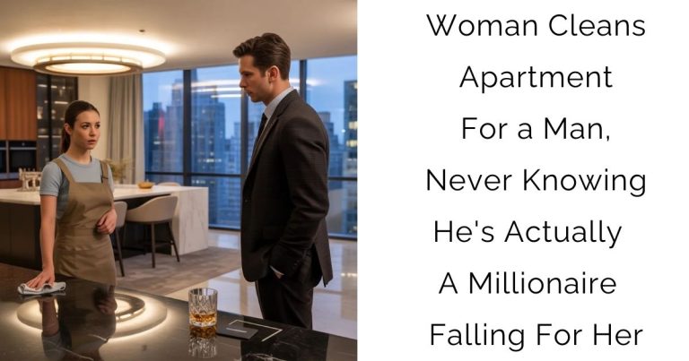 Woman Cleans Apartment For a Man, Never Knowing He’s Actually A Millionaire Falling For Her