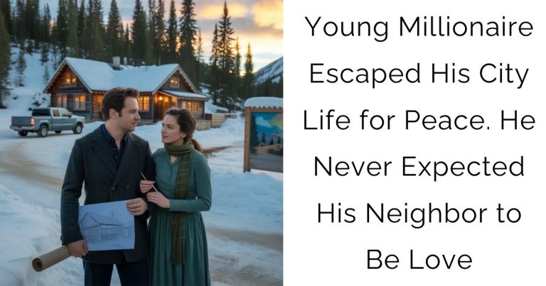 Young Millionaire Escaped His City Life for Peace. He Never Expected His Neighbor to Be Love
