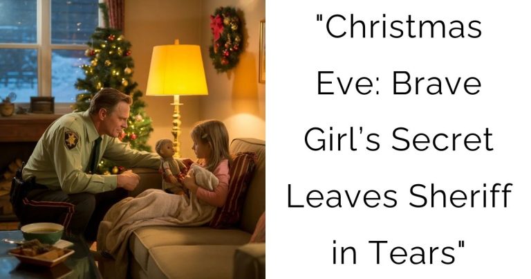 “Christmas Eve: Brave Girl’s Secret Leaves Sheriff in Tears”