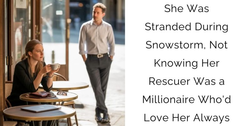She Was Stranded During Snowstorm, Not Knowing Her Rescuer Was a Millionaire Who’d Love Her Always