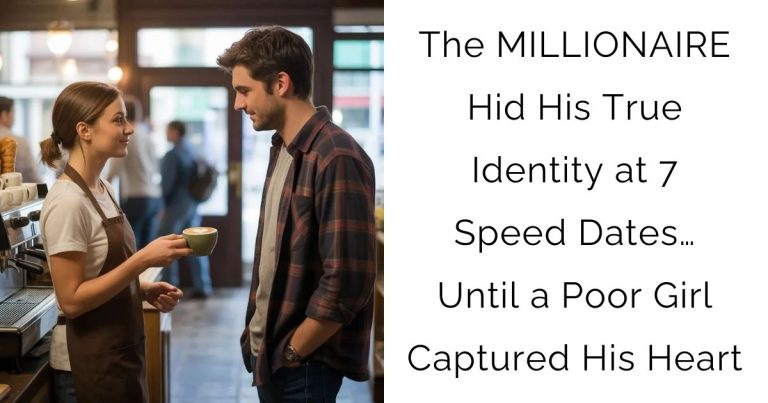 The MILLIONAIRE Hid His True Identity at 7 Speed Dates… Until a Poor Girl Captured His Heart