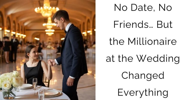 No Date, No Friends… But the Millionaire at the Wedding Changed Everything