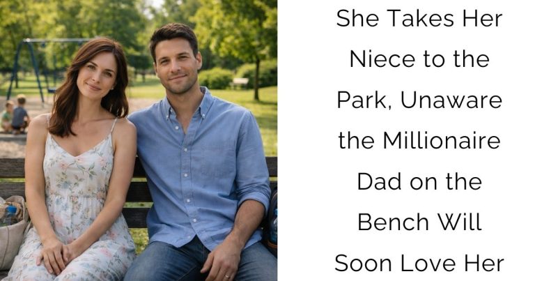 She Takes Her Niece to the Park, Unaware the Millionaire Dad on the Bench Will Soon Love Her