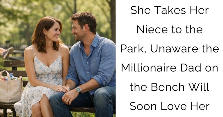 She Takes Her Niece to the Park, Unaware the Millionaire Dad on the Bench Will Soon Love Her