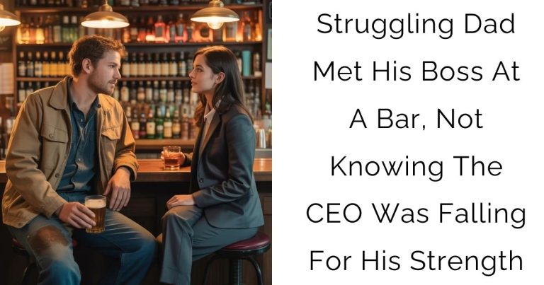 Struggling Dad Met His Boss At A Bar, Not Knowing The CEO Was Falling For His Strength