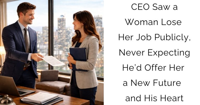 CEO Saw a Woman Lose Her Job Publicly, Never Expecting He’d Offer Her a New Future—and His Heart