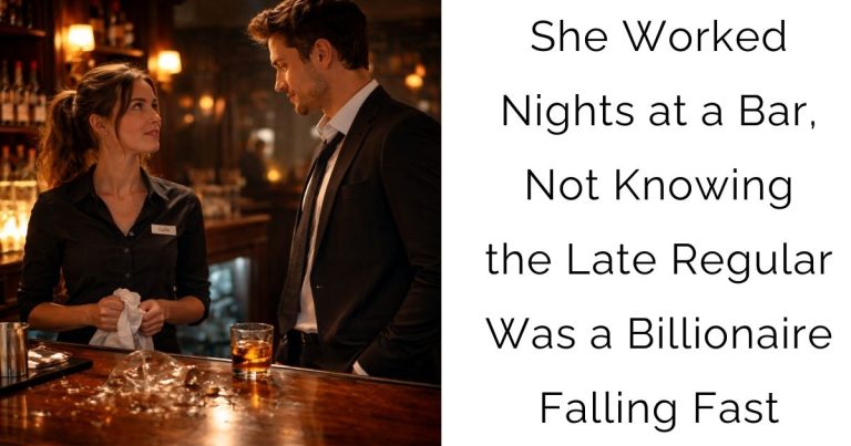 She Worked Nights at a Bar, Not Knowing the Late Regular Was a Billionaire Falling Fast
