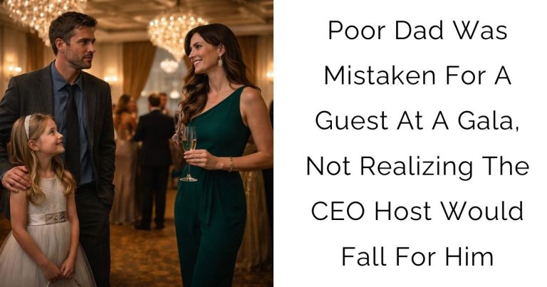 Poor Dad Was Mistaken For A Guest At A Gala, Not Realizing The CEO Host Would Fall For Him