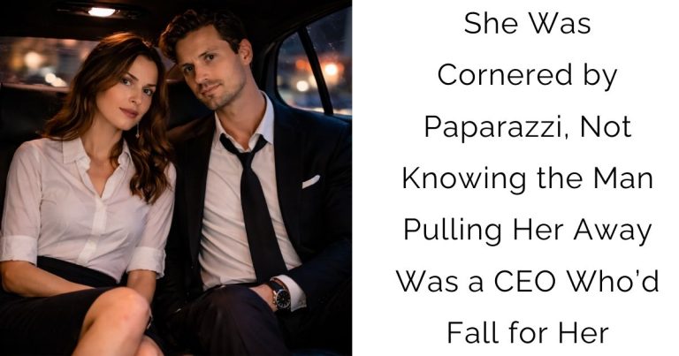 She Was Cornered by Paparazzi, Not Knowing the Man Pulling Her Away Was a CEO Who’d Fall for Her
