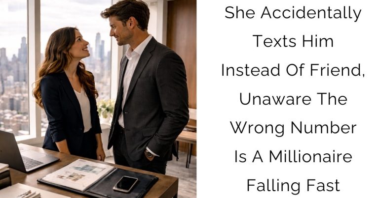 She Accidentally Texts Him Instead Of Friend, Unaware The Wrong Number Is A Millionaire Falling Fast