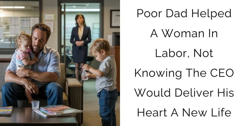 Poor Dad Helped A Woman In Labor, Not Knowing The CEO Would Deliver His Heart A New Life
