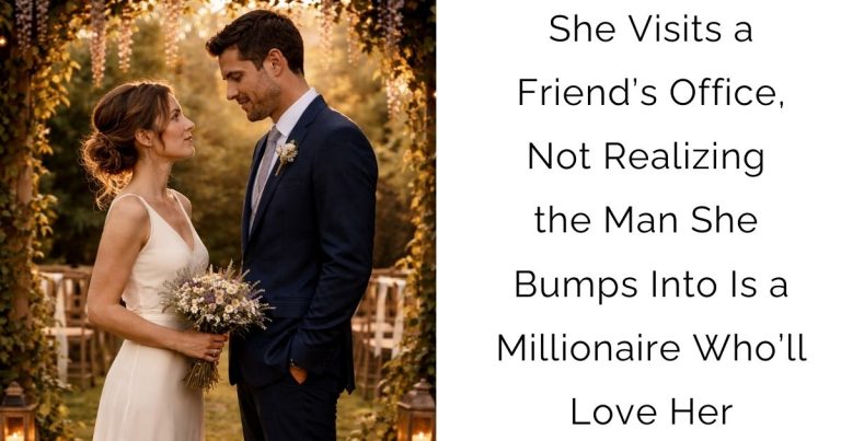 She Visits a Friend’s Office, Not Realizing the Man She Bumps Into Is a Millionaire Who’ll Love Her