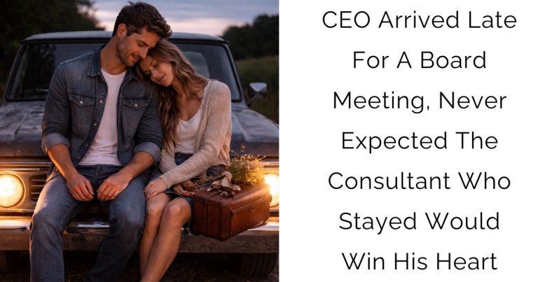 CEO Arrived Late For A Board Meeting, Never Expected The Consultant Who Stayed Would Win His Heart